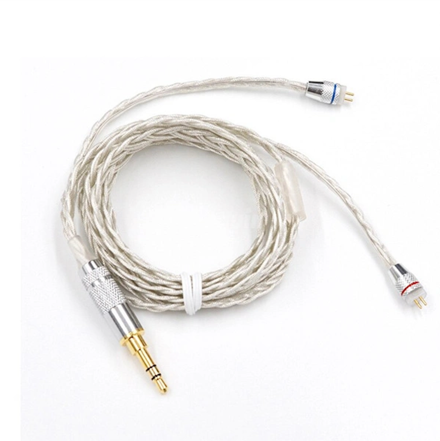 KZ - Cable de reemplazo/actualización - Plateado para enchufe A, B, C KZ - Cable de reemplazo/actualización - Plateado para enchufe A, B, C